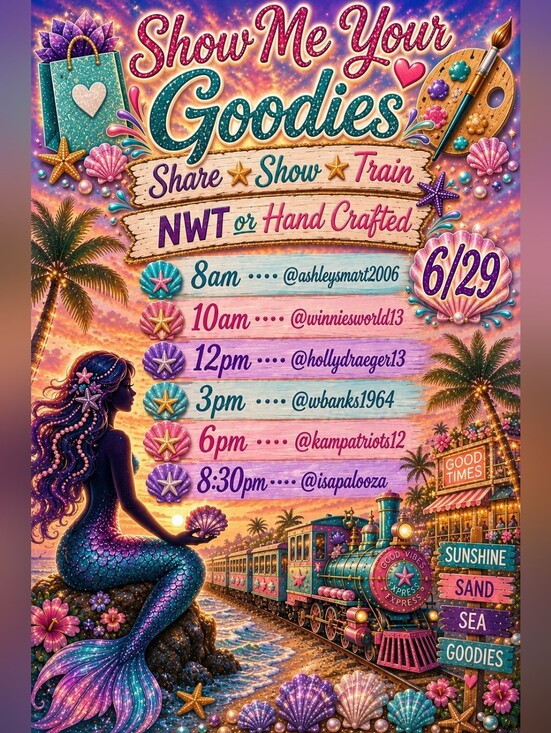 Other - Show Me Your Goodies Guest Host Live Show Flyer